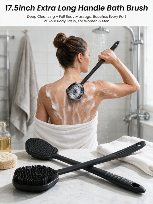 DORSA REACH Body Scrubber — 17.5" Silicone